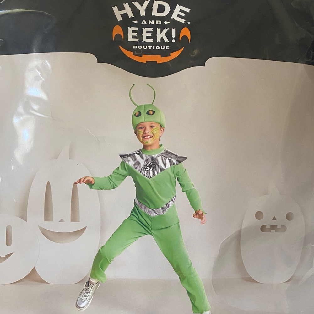 NWT Kids Alien Cosmic Explorer Costume L Cosplay Halloween